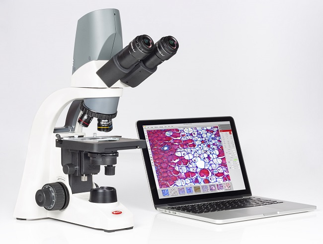 MOTIC BA210DIGITAL LED学生用数码显微镜成像效果